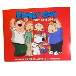 Family Guy 100th episode collectable lithograph Best Buy exclusive limited print